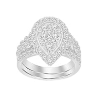 Thumbnail for LADIES BRIDAL RING 1 CT ROUND DIAMOND 14K WHITE GOLD
