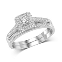 Thumbnail for 10K White Gold 1/3 Ct.Tw. Diamond Bridal Ring