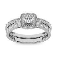 Thumbnail for 10K White Gold 1/3 Ct.Tw. Diamond Bridal Ring