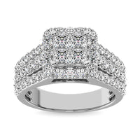Thumbnail for 10K White Gold 1 Ct.Tw. Diamond Engagement Ring