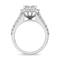 Thumbnail for 10K White Gold 1 Ct.Tw. Diamond Engagement Ring