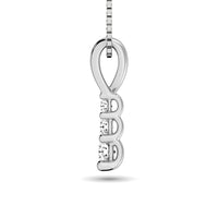 Thumbnail for 10K White Gold 1/6 Ct.Tw. Diamond Fashion Pendant