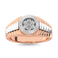 Thumbnail for 14K Two Tone 1 Ct.Tw. Diamond Mens Ring