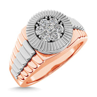 Thumbnail for 14K Two Tone 1 Ct.Tw. Diamond Mens Ring