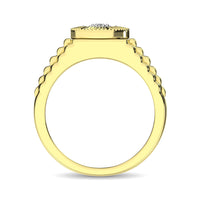 Thumbnail for Diamond 1/4 Ct.Tw. Rolex Mens Ring in 14K Yellow Gold