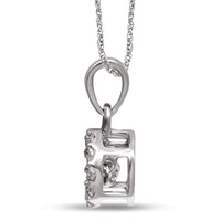Thumbnail for 10K White Gold 1/10 Ct.Tw. Moving Diamond Fashion Pendant
