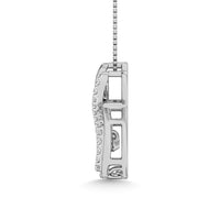 Thumbnail for 14K White Gold 1/5 Ct.Tw. Moving Diamond Fashion Pendant