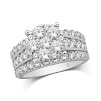 Thumbnail for 10K White Gold 1 Ct.Tw. Diamond Engagement Ring