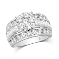 Thumbnail for 10K White Gold 1 Ct.Tw. Diamond Engagement Ring