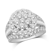 Thumbnail for 10K White Gold 1 Ct.Tw. Diamond Engagement Ring