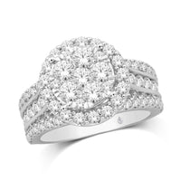 Thumbnail for 14K White Gold 3 Ct.Tw. Diamond Engagement Ring
