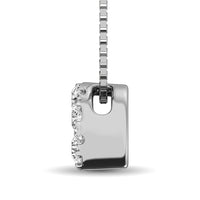 Thumbnail for 14K White Gold 1/4 Ct.Tw. Diamond Flower Pendant