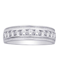 Thumbnail for 10K White Gold 1/2 Ct.Tw. Diamond Mens Machine Band