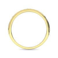 Thumbnail for 14K Yellow Gold 1/2 Ct.Tw. Diamond Mens Machine Band