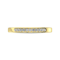 Thumbnail for 14K Yellow Gold 1/10 Ct Diamond Ladies Machine Band