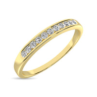 Thumbnail for 14K Yellow Gold 1 Ct.Tw. Diamond Ladies Machine Band