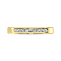 Thumbnail for 14K Yellow Gold 1/4 Ct.Tw. Diamond Ladies Machine Band