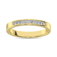 Thumbnail for 14K Yellow Gold 1/2 Ct.Tw. Diamond Ladies Machine Band