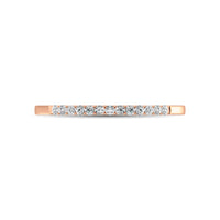 Thumbnail for 14K Rose Gold 1/10 Ct Diamond Ladies Machine Band