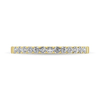 Thumbnail for 14K Yellow Gold 1/5 Ct Diamond Ladies Machine Band