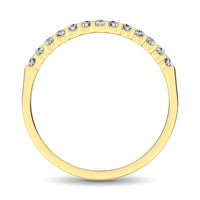 Thumbnail for 14K Yellow Gold 1/5 Ct Diamond Ladies Machine Band