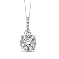 Thumbnail for 14K White Gold 1/4 Ct.Tw Diamond Fashion Pendant