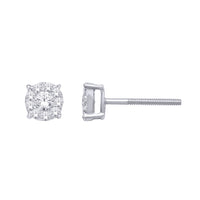 Thumbnail for 14K White Gold 2/5 Ct.Tw. Diamond Fashion Earrings