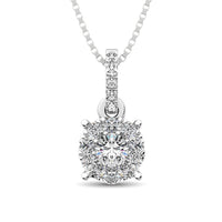 Thumbnail for 14K White Gold 1/3 Ct.Tw. Diamond Fashion Pendant