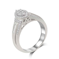 Thumbnail for 14K White Gold 1/2 Ct.Tw. Diamond Engagement Ring