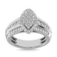 Thumbnail for 10K White Gold 1 Ct.Tw. Diamond Engagement Ring