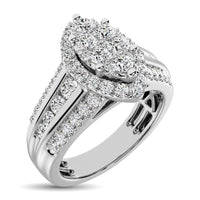 Thumbnail for 10K White Gold 1 Ct.Tw. Diamond Engagement Ring