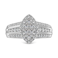 Thumbnail for 10K White Gold 1 Ct.Tw. Diamond Engagement Ring