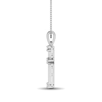 Thumbnail for 10K White Gold 1/5 Ct.Tw. Diamond Cross Pendant