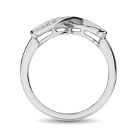 Thumbnail for 10K White Gold 1/10 Ct.Tw. Diamond Infinity Ring