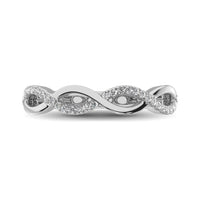 Thumbnail for 10K White Gold 1/10 Ct.Tw. Diamond Fashion Band