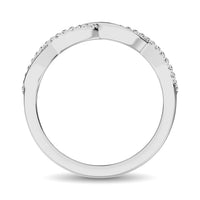 Thumbnail for 10K White Gold 1/10 Ct.Tw. Diamond Fashion Band