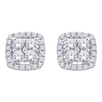 Thumbnail for 14K White Gold 1/5 Ct.Tw.Diamond Stud Earrings