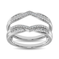 Thumbnail for 14K White Gold 1/3 Ctw Diamond Guard Ring