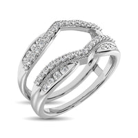Thumbnail for 14K White Gold 1/3 Ctw Diamond Guard Ring