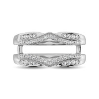 Thumbnail for 14K White Gold 1/3 Ctw Diamond Guard Ring