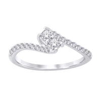 Thumbnail for 14K White Gold 1/3 Ct.Tw. Diamond Fashion Ring