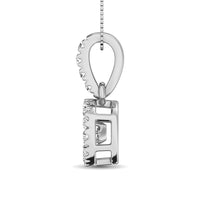 Thumbnail for 10K White Gold 9/10 Ct.Tw.Moving Diamond Fashion Pendant