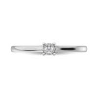 Thumbnail for 10K White Gold 1/20 Ct.Tw.Diamond Solitaire Engagement Ring