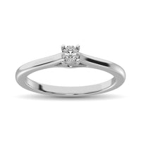 Thumbnail for 10K White Gold 1/3 Ct.Tw.Diamond Solitaire Engagement Ring