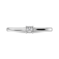 Thumbnail for 10K White Gold 1/3 Ct.Tw.Diamond Solitaire Engagement Ring