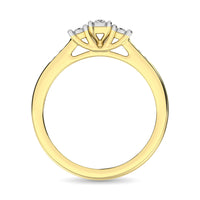Thumbnail for 10K Yellow Gold 1/4 Ct.Tw Diamond Engagement Ring