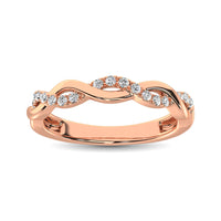 Thumbnail for 14K Rose  Gold 1/20 Ct.Tw.Diamond Wedding Band