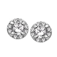 Thumbnail for 14K White Gold 1 Ct.Tw.Diamond Stud Earrings