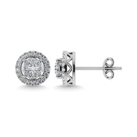 Thumbnail for 14K White Gold 2/5 Ct.Tw. Diamond Stud Earrings