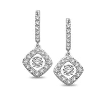 Thumbnail for 14K White Gold 1 1/4 Ct.Tw Moving Diamond Earrings